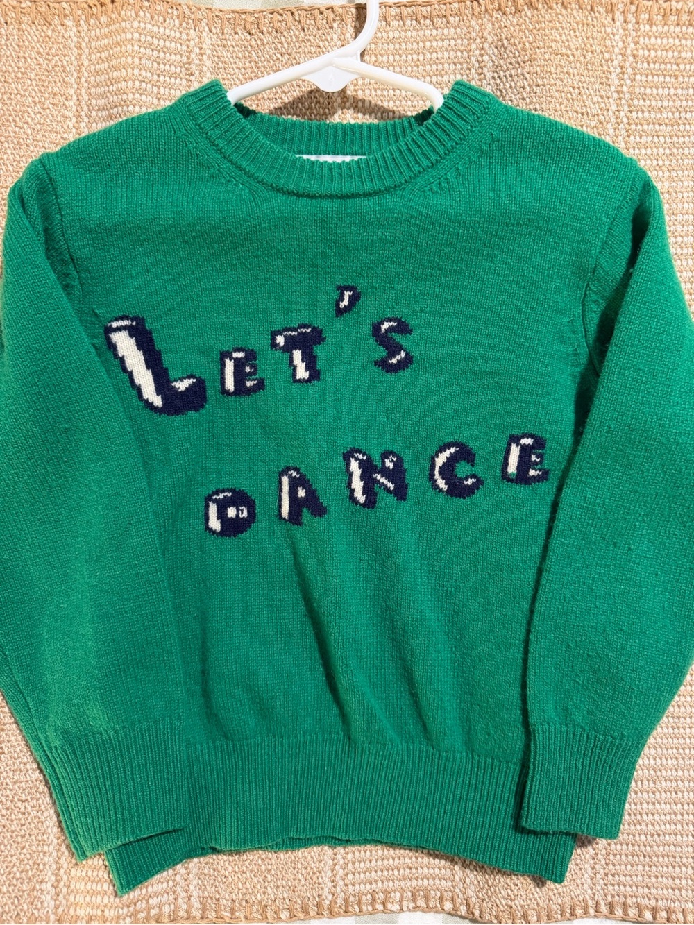 Maison Labiche Kids 'Let's Dance' wool Crewneck Sweater